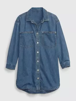 Детское джинсовое платье Gap, синий