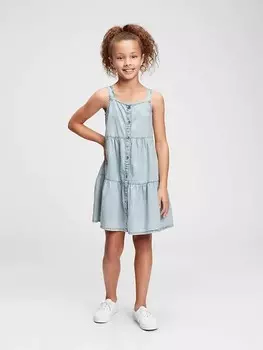 Детское джинсовое платье Gap, синий