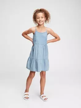 Детское джинсовое платье Gap, синий