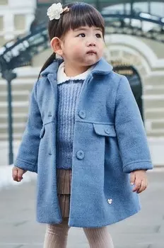 Детское пальто Mayoral, синий