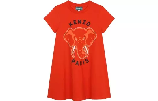 Детское платье Kenzo, красный