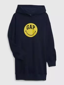Детское платье-толстовка Gap, синий
