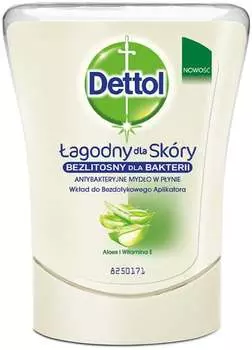 Деттол, Алоэ Вера, жидкое мыло - бесконтактный сменный блок, 250 мл, Dettol