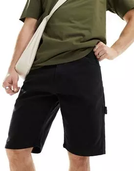 Dickies – Duck – Черные холщовые шорты