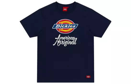 Dickies Футболка унисекс темно-синяя