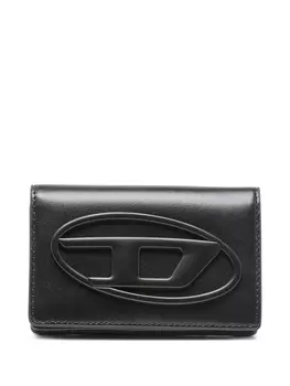 Diesel картхолдер 1DR с логотипом, черный