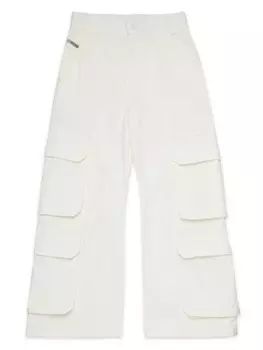 Diesel Kids брюки карго, белый