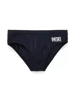 Diesel Kids плавки с логотипом, черный