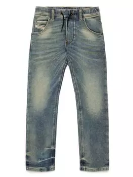 Diesel Kids зауженные джинсы Krooley, синий