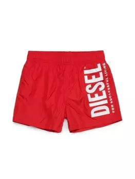 Diesel плавки-шорты с логотипом, красный