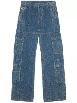 Diesel прямые джинсы 1996, синий