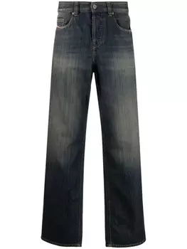 Diesel прямые джинсы D-Macro, синий