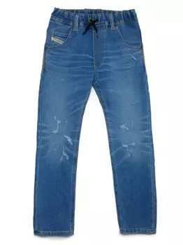 Diesel прямые джинсы с кулиской, синий