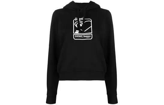 DIESEL Свитшот унисекс черная