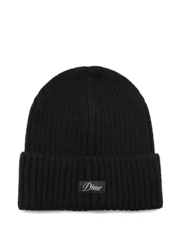 Dime шапка бини Cursive Fold, черный