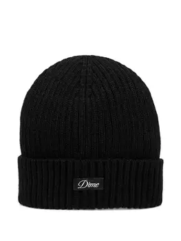 Dime шапка бини Cursive Fold, черный