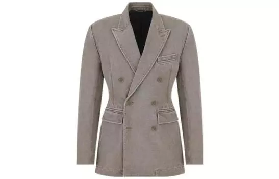 DIOR SS23 Деловые костюмы, пальто, мужское, теплые, серо-коричневые