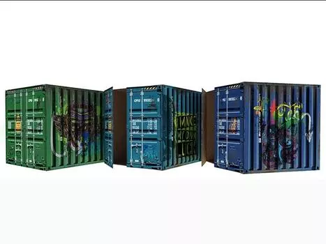 Диорама Container Pack 1/12 Scale Pop-Up Diorama Extreme-Sets Inc