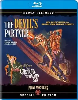 Диск Blu-ray The Devil's Partner [1961] / Creature From The Haunted Sea [1961]
