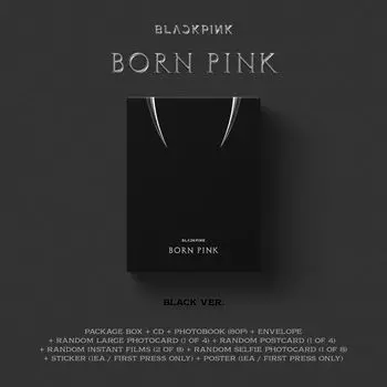 Диск CD BORN PINK [Standard CD Boxset – Version B / BLACK] - Blackpink