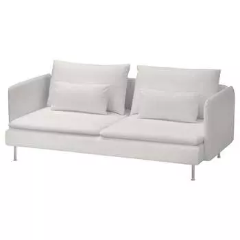 Диван SDERHAMN 3, Блекинге белый SODERHAMN IKEA