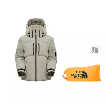 Дизайнерская коллекция пуховик женский серый The North Face