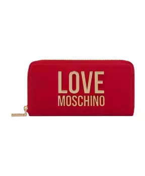 Дизайнерский кошелек Moschino, красный