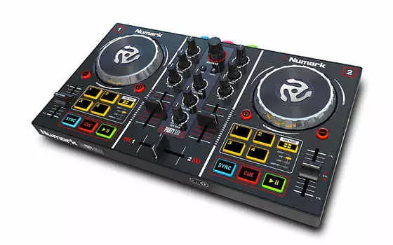 DJ-контроллер Numark Party Mix со встроенным световым шоу Party Mix DJ Controller with Built In Show