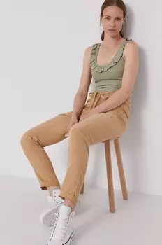 ДЭШ брюки Pepe Jeans, коричневый