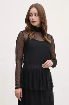 Дкни блузка Dkny, черный