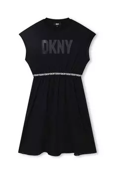 Дкни детское платье DKNY, черный