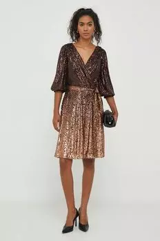 Дкное платье DKNY, коричневый