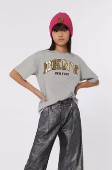 Dkny детская футболка, серый