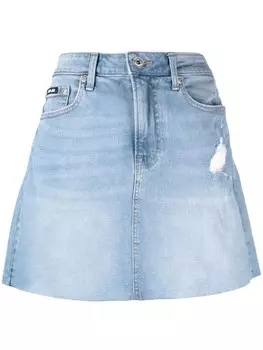 DKNY джинсовая юбка мини, синий