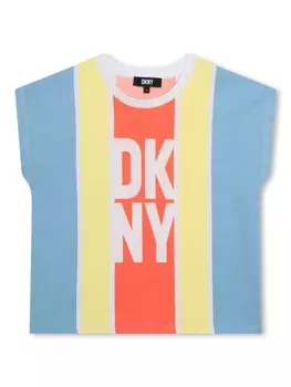 DKNY футболка в полоску, синий
