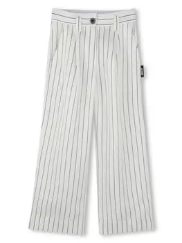Dkny Kids брюки в полоску, белый