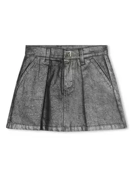 Dkny Kids джинсовая мини-юбка, серый