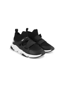DKNY кроссовки на липучках, черный