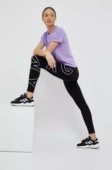 DKNY леггинсы DKNY, фиолетовый
