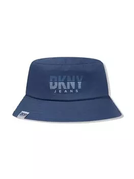DKNY панама с логотипом, синий