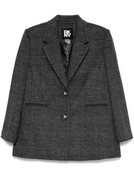 DKNY пиджак в клетку, серый