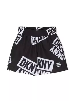 DKNY плавки-шорты с логотипом, черный