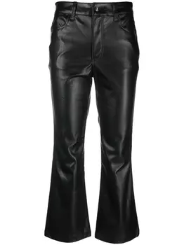 DKNY расклешенные брюки средней посадки, черный