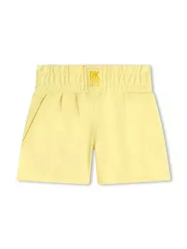 DKNY шорты с логотипом, желтый