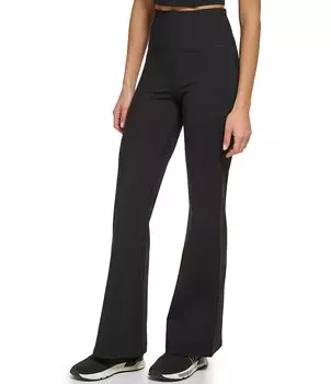 DKNY Sport Balance Расклешенные леггинсы с высокой талией, черный