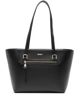 DKNY сумка-тоут с логотипом, черный