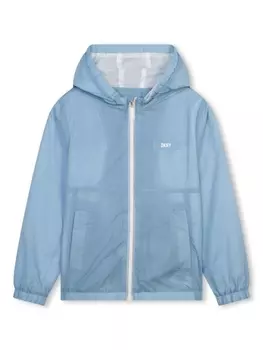 DKNY ветровка с капюшоном, синий