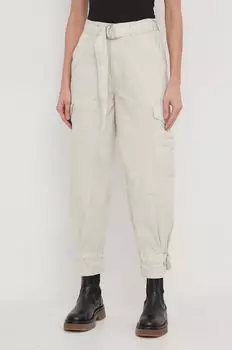 DKNYе брюки DKNY, бежевый