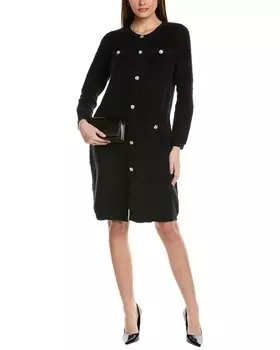 Длинная куртка Anne Klein Loop, черный