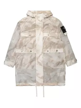 Длинная парка Stone Island, нейтральный